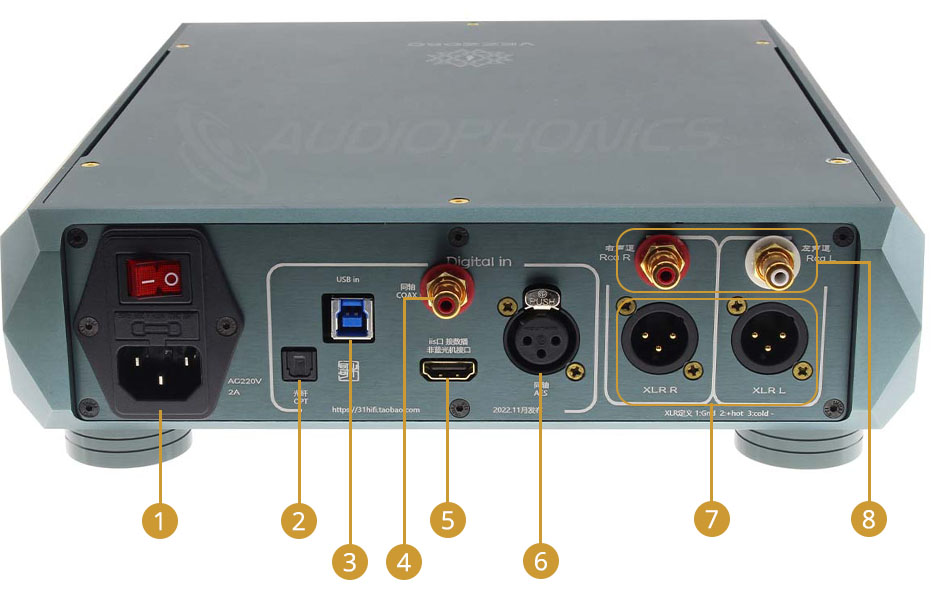 VEZZOSO X36 connection diagram